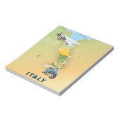 Italië Reisposter. Notitieblok (Linkerzijde)