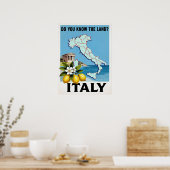Italië Reisposter Poster (Keuken)