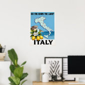 Italië Reisposter Poster (Thuiskantoor)