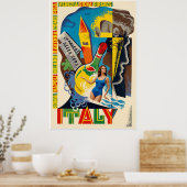 Italië Reisposter Poster (Keuken)