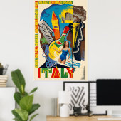 Italië Reisposter Poster (Thuiskantoor)