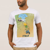 Italië Reisposter. T-shirt (Voorkant)