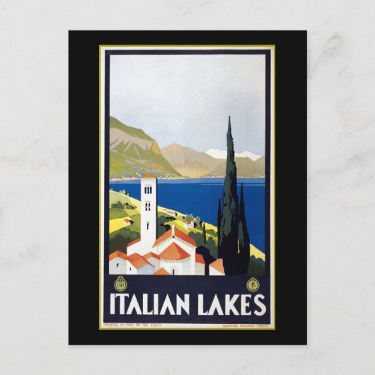 Italië Reisreclame Briefkaart (Voorkant)
