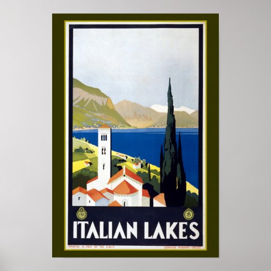 Italië Reisreclame Poster (Voorkant)