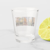 Italië Reisretro poster  Italiaans Shot Glas (Achterkant)