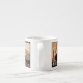 Italië reist Italiaanse steden  retro keepomwille Espresso Kop (Achterkant)