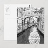 Italië Reistoerisme en toerisme in de binnenvaart Briefkaart (Voorkant / Achterkant)