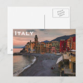 Italië reistoerisme in de binnenvaart briefkaart (Voorkant / Achterkant)