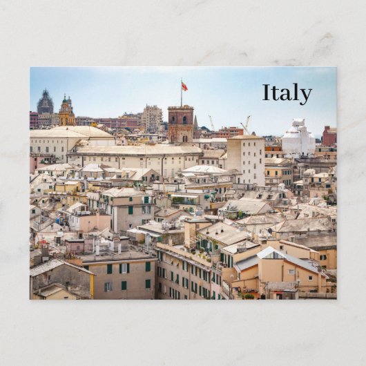 Italië reistoerisme in de binnenvaart briefkaart (Voorkant)