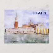 Italië reistoerisme in de binnenvaart briefkaart (Voorkant)