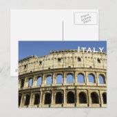 Italië reistoerisme in de binnenvaart briefkaart (Voorkant / Achterkant)