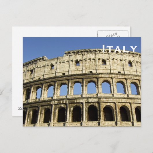 Italië reistoerisme in de binnenvaart briefkaart (Voorkant / Achterkant)