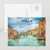 Italië reistoerisme in het buitenland briefkaart (Voorkant / Achterkant)