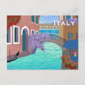Italië reistoerisme in het buitenland briefkaart (Voorkant)