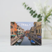 Italië reistoerisme in het buitenland briefkaart (Staand voorkant)