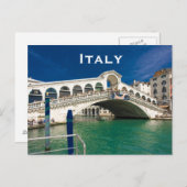 Italië reistoerisme in het buitenland briefkaart (Voorkant / Achterkant)