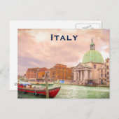 Italië reistoerisme in het buitenland briefkaart (Voorkant / Achterkant)