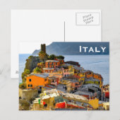 Italië reistoerisme in het buitenland briefkaart (Voorkant / Achterkant)