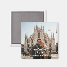 Italië Reizen Aangepaste Foto Souvenir Magneet