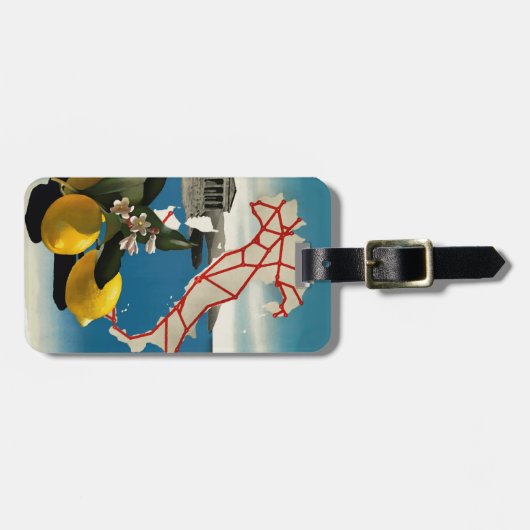  Italië reizen Bagagelabel (Voorkant horizontaal)