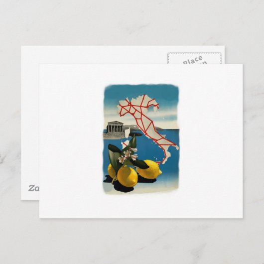  Italië reizen Briefkaart (Voorkant / Achterkant)