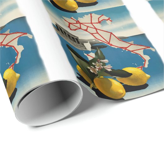 Italië reizen Cadeaupapier (Rol Hoek)