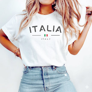 Italië Reizen Italiaanse vlag Italië vakantie T-shirt