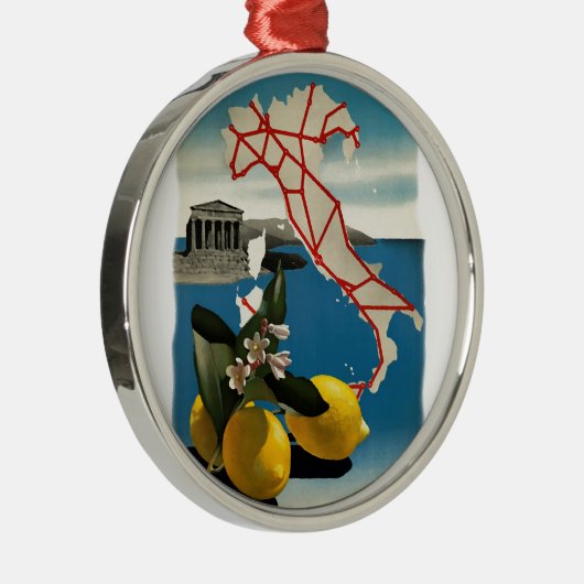  Italië reizen Metalen Ornament (Rechts)