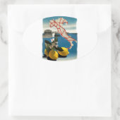  Italië reizen Ovale Sticker (Tas)