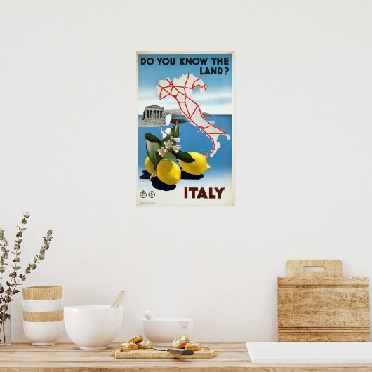  Italië reizen Poster (Keuken)