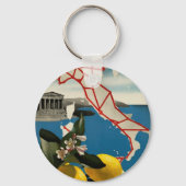  Italië Reizen Sleutelhanger (Voorkant)