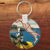  Italië Reizen Sleutelhanger (Voorkant)