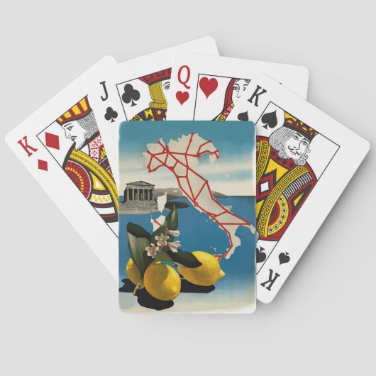  Italië reizen Speelkaarten (Achterkant)