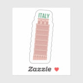 Italië Reizen Sticker azijn (Vel)
