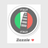 Italië Reizen Sticker azijn (Vel)