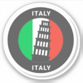 Italië Reizen Sticker azijn (Voorkant)