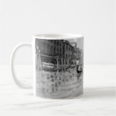 Italië Reizen - Ventilator zwart-wit souvenir Koffiemok (Links)