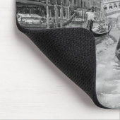 Italië Reizen - Ventilator zwart-wit souvenir Muismat (Hoek)