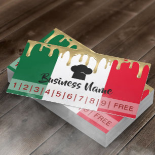 Italië Restaurant Pizza Loyalty Punch