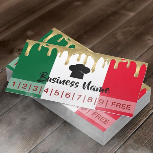 Italië Restaurant Pizza Loyalty Punch