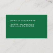 Italië Restaurant Pizza Loyalty Punch (Achterkant)