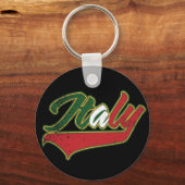 Italië Retro Sleutelhanger (Voorkant)