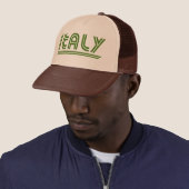 Italië Retro Trucker Hoed Pet (In situ)
