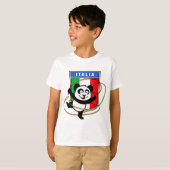 Italië Rhythmic Gymnastics Panda T-shirt (Voorkant volledig)