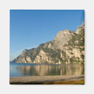 Italië, Riva del Garda, Gardameer, Berg Magneet
