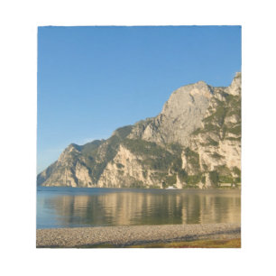 Italië, Riva del Garda, Gardameer, Berg Notitieblok