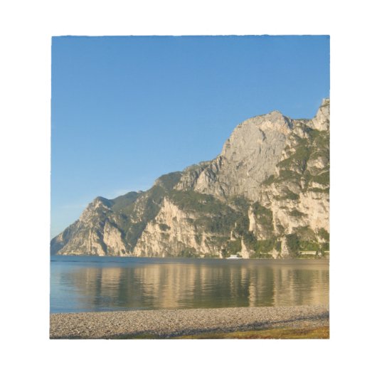 Italië, Riva del Garda, meer Garda, berg Notitieblok (Voorkant)