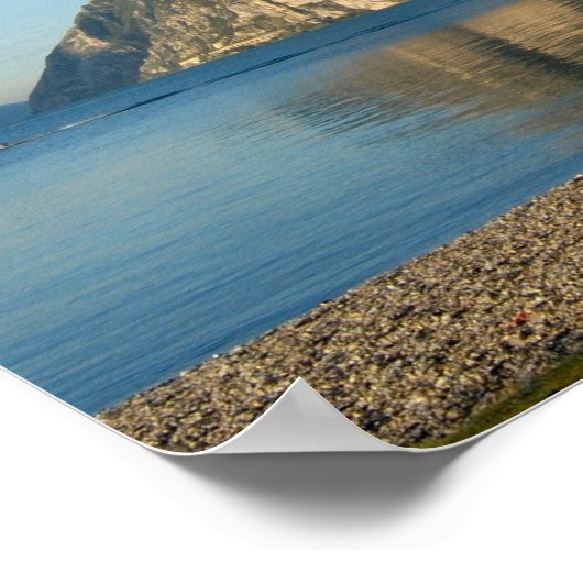 Italië, Riva del Garda, meer Garda, berg Poster (Hoek)