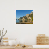 Italië, Riva del Garda, meer Garda, berg Poster (Keuken)