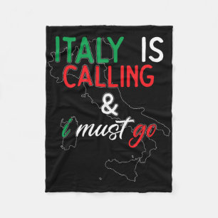Italië roept en ik moet gaan I Jubileum I Lov Fleece Deken